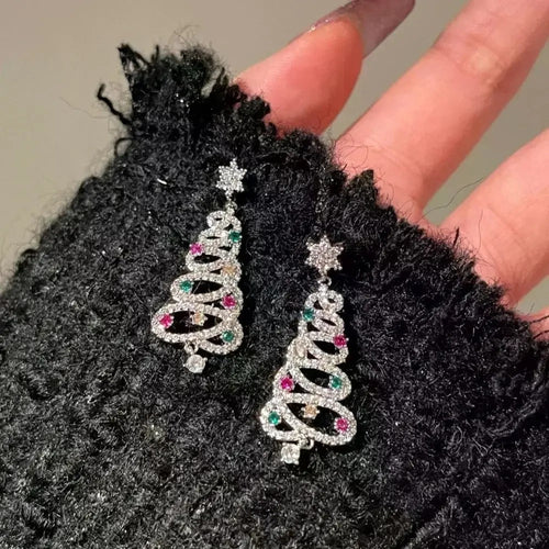 RadiantLux™ Christmas Earrings — Illuminate Every Celebration with Effortless, All-Day Sparkle