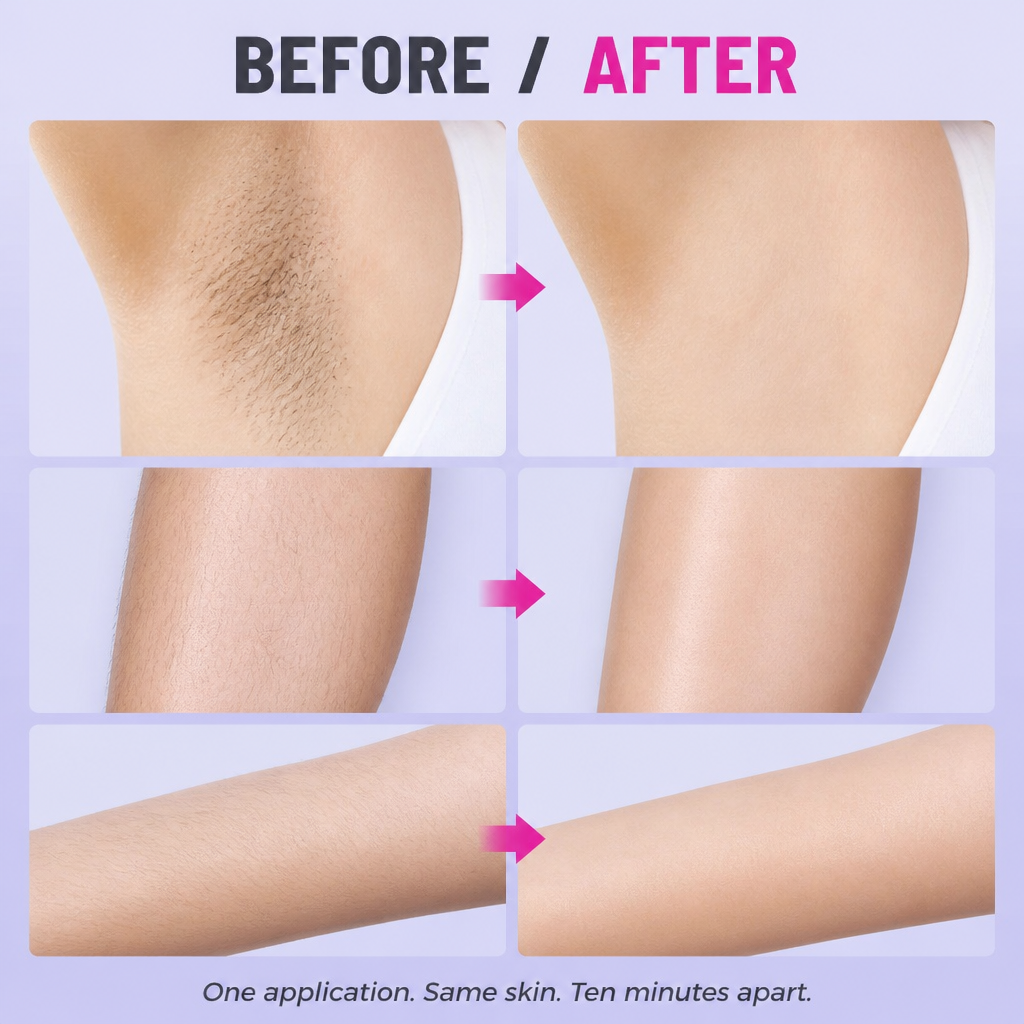 LumiSilk™ — Dissolve Stubble from the Root and Moisturize Skin Instantly