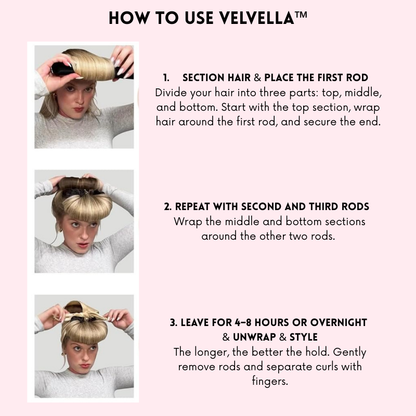 VeluraCurl™ — Wake Up to Gorgeous, Pain-Free Curls That Strengthen Your Hair Every Night