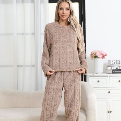 LumaTherm™ Pajama Set — Wrap Yourself in Silky Soft Warmth That Ends Sleepless, Chilly Nights