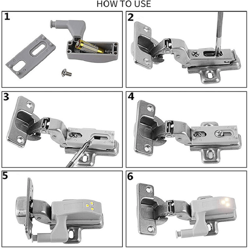 GlowLatch™ — Instantly Brighten Your Cabinets for Safe, Effortless Access Every Time