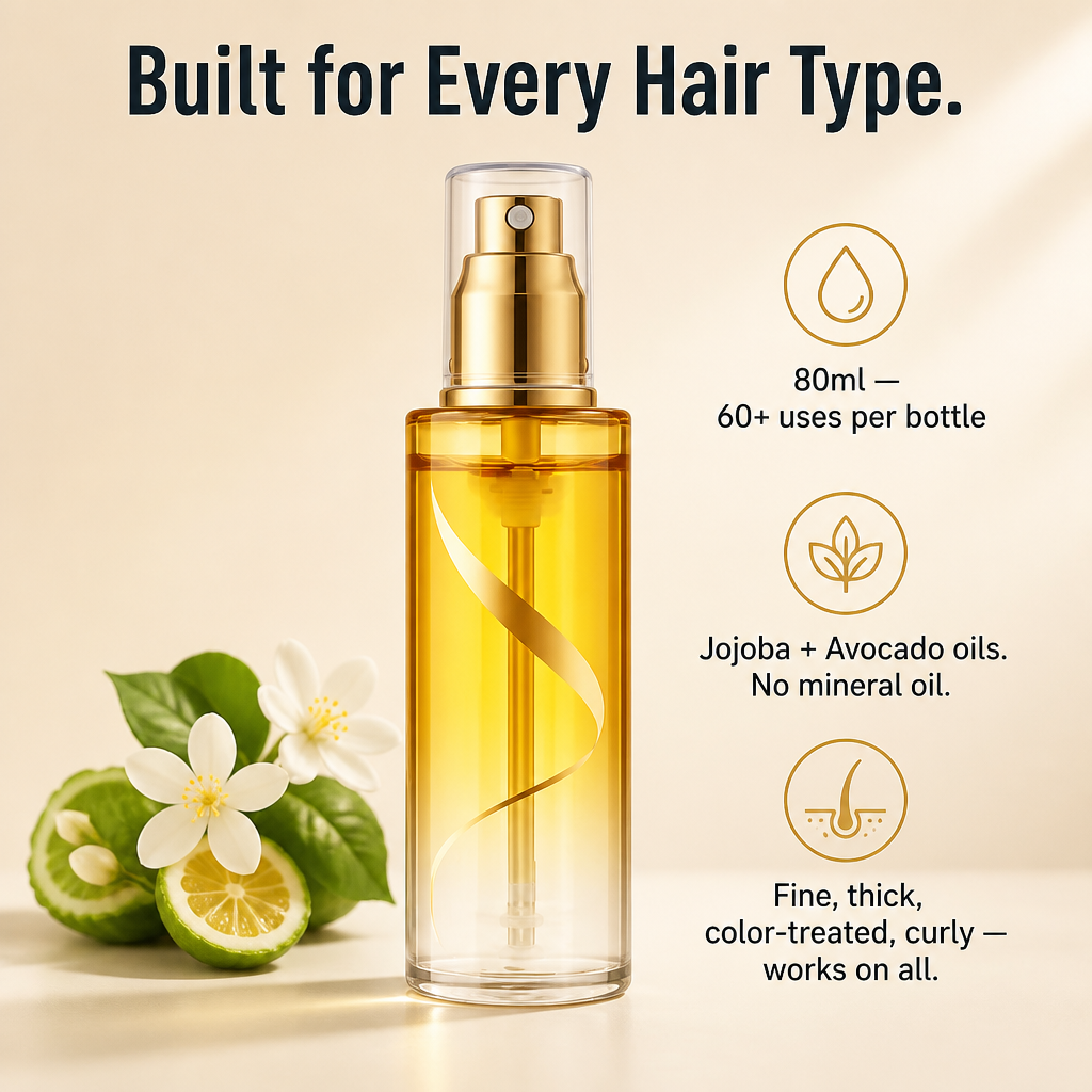 SilkaMist™ — Effortless Shine and Frizz-Free Softness Without the Greasy Roots