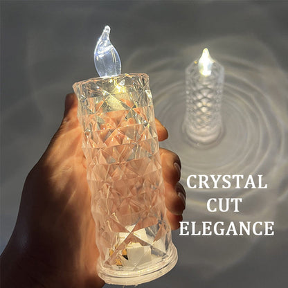 LumaLuxe™ Prism Candle — Ignite Timeless Romance with Effortless, Flame-Free Glow