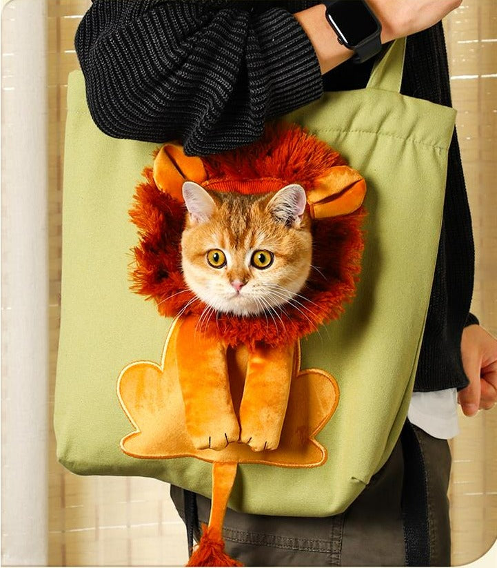 SilvaNest™ Shoulder Carrier — Snuggle Your Tiny Pet in Breathable Comfort and Hands-Free Freedom