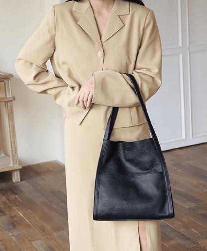 StratoVibe™ Leather Shoulder Bag — Own Every Moment with Effortless, Weatherproof Confidence