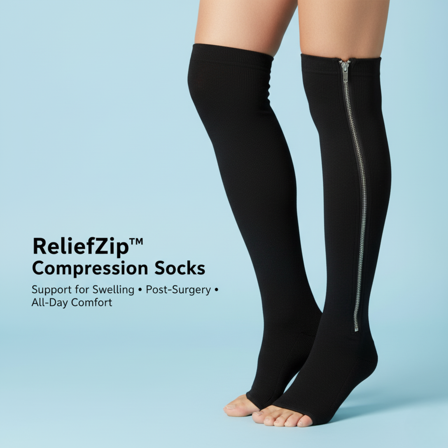 RevitaStride™ — Slip On Comfort That Energizes Legs All Day Long