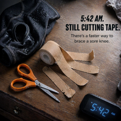GlideTube™ — Snap on Pain-Free Knees That Move With You All Day