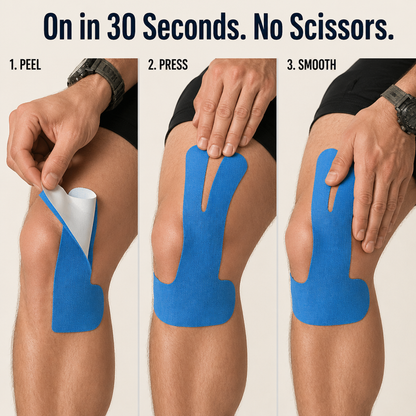 GlideTube™ — Snap on Pain-Free Knees That Move With You All Day