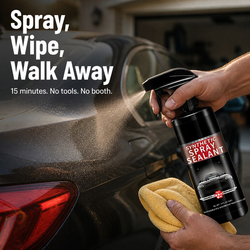 HydroSlick™ — Unlock a Mirror-Gloss Shield That Fights Dirt, Rain, and Scratches for Months