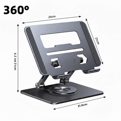 FlowLift™ Stand — End Neck Pain and Boost Focus with Effortless 360° Comfort
