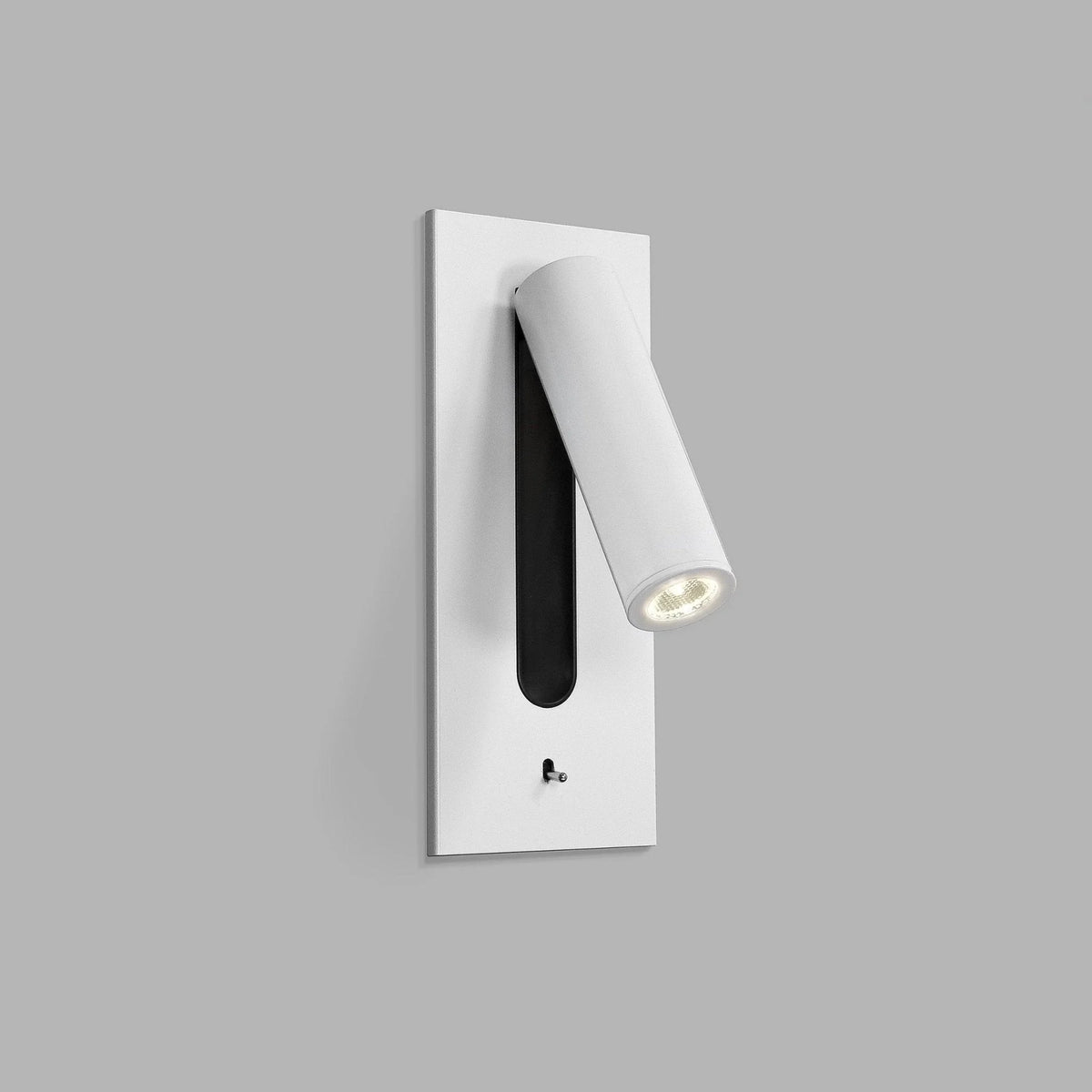 Contemporary Wall-Mounted Bedside Lamp with Adjustable LED Light