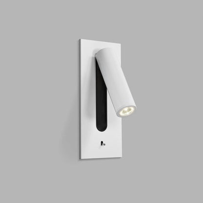 Contemporary Wall-Mounted Bedside Lamp with Adjustable LED Light