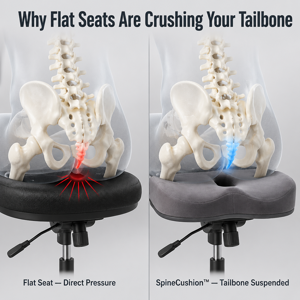 RelievEase™ — Experience Unmatched Tailbone Relief That Keeps You Comfortable All Day