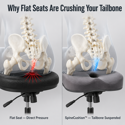 RelievEase™ — Experience Unmatched Tailbone Relief That Keeps You Comfortable All Day