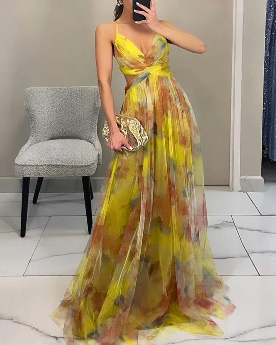 LunaVela™ Maxi Dress — Unleash Your Radiant Confidence with Feather-Light Elegance