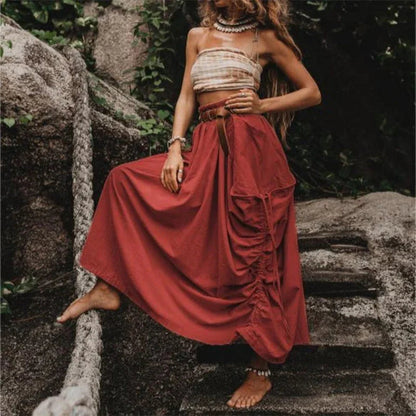 VelaSway™ Maxi Skirt — Effortless Comfort and Chic Style That Moves With You All Day