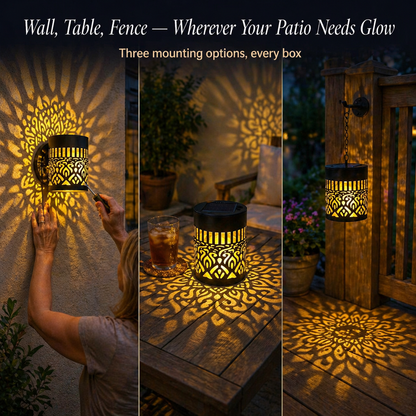 LumaMandala™ — Project Mesmerizing Mandala Designs Over Your Patio Each Night