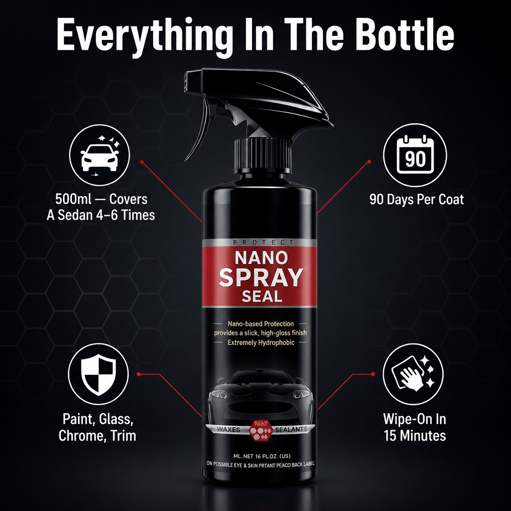HydroSlick™ — Unlock a Mirror-Gloss Shield That Fights Dirt, Rain, and Scratches for Months