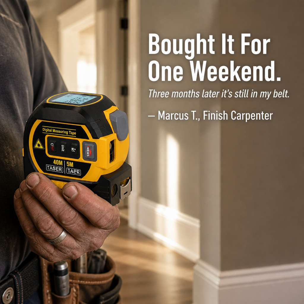 SureMark™ ProTape — Measure Solo, Cut Perfect, Finish Like a Pro Every Time