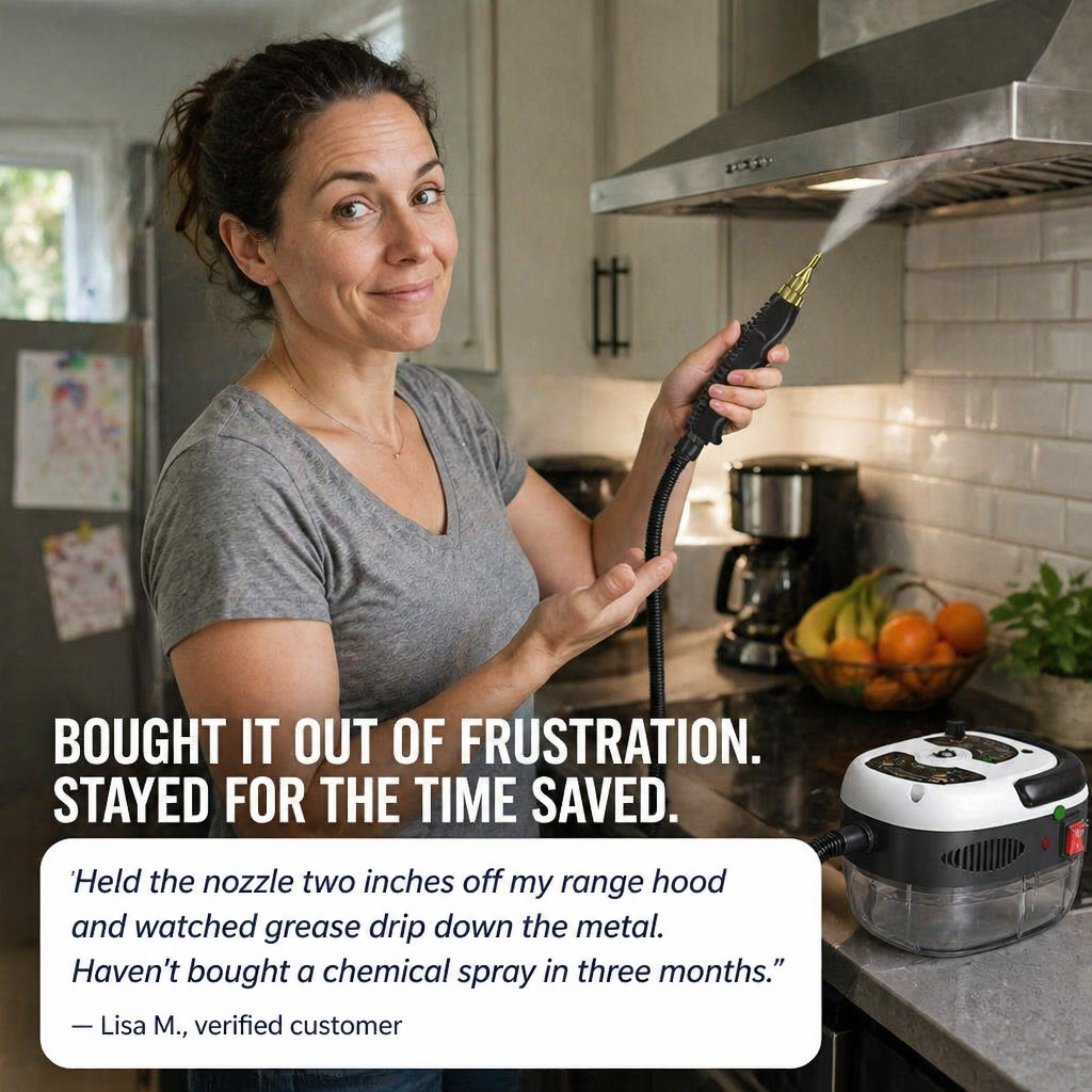 VaporaMax™ — Dissolve Stuck-On Grease Instantly Without Scrubbing or Chemicals