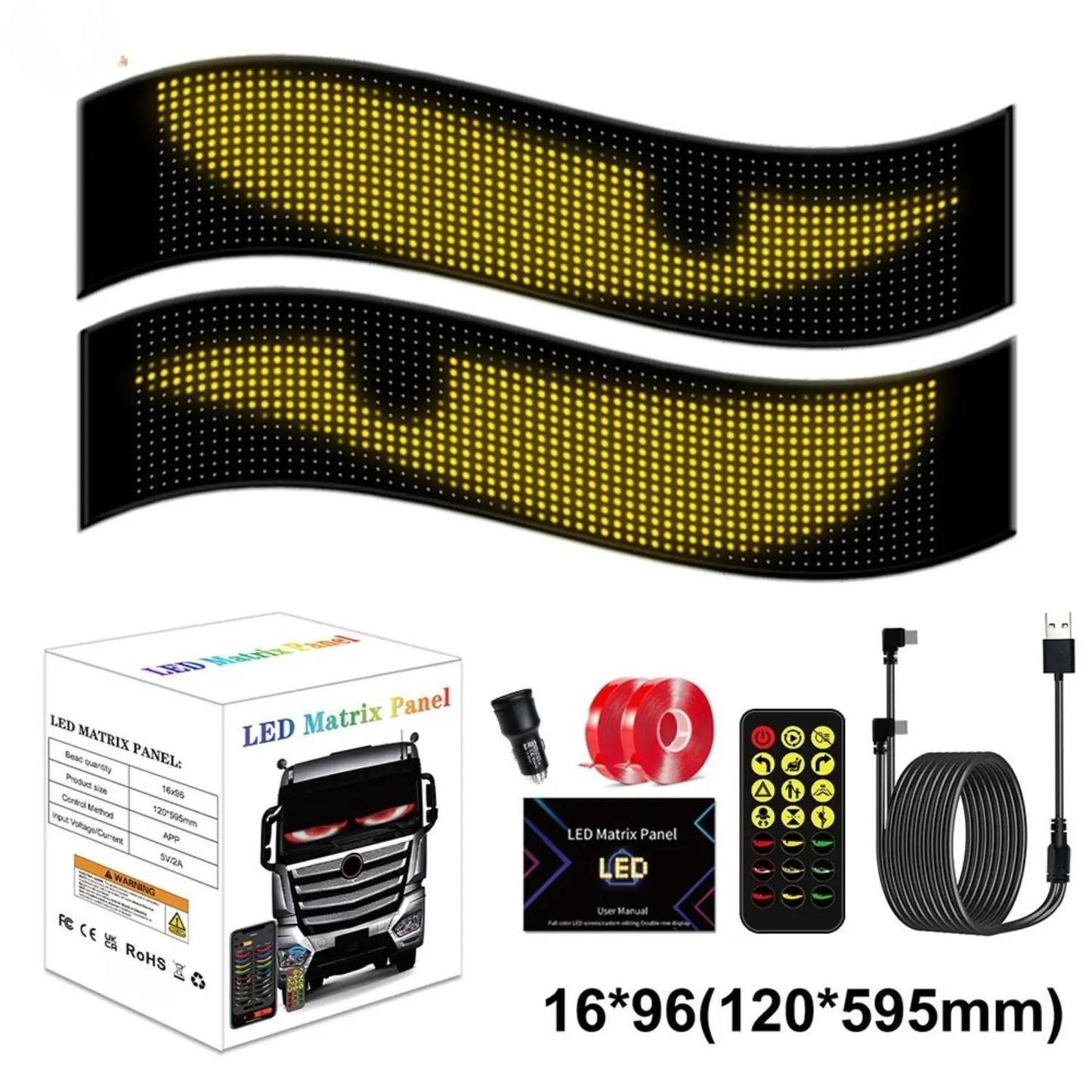 BlazeMatrix™ — Turn Every Drive into an Unstoppable, Head-Turning Light Show