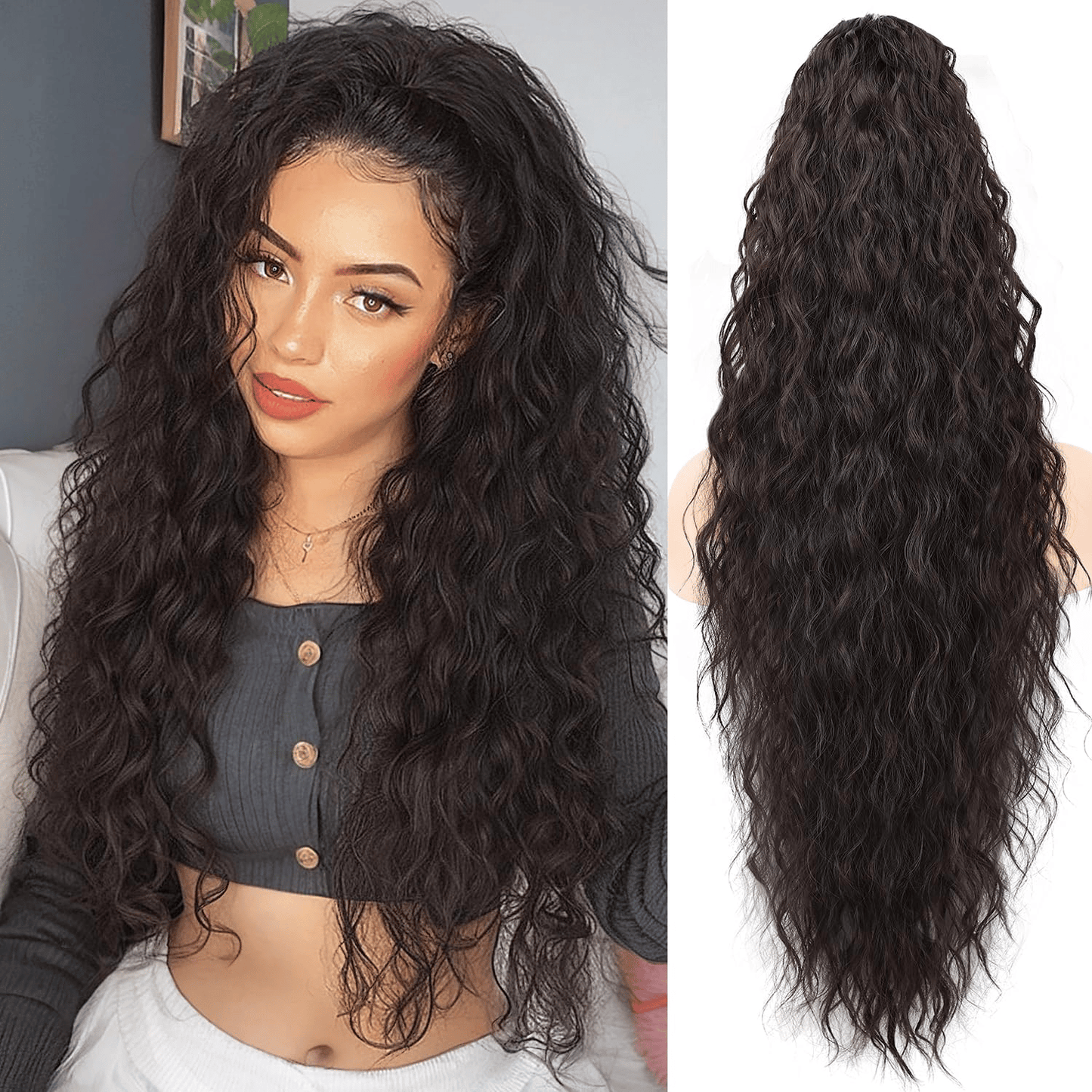 LuxiFemme™ — Unlock Instant Volume and Confidence with Effortless, Flawless Ponytails