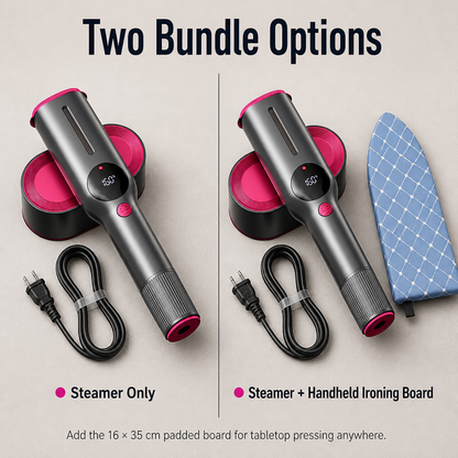 GlideSteem™ — Look Sharp Instantly with Effortless, Travel-Ready Wrinkle Power