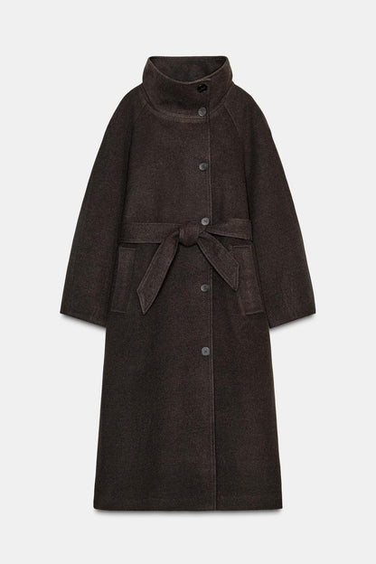 Frostveil™ Wool Coat — Flaunt Your Shape with Breathable Warmth and Effortless Elegance