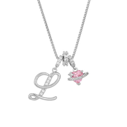 AuraNest™ 3-Layer Initial Necklace — Wear Your Story in Radiant Gold and Effortless Elegance