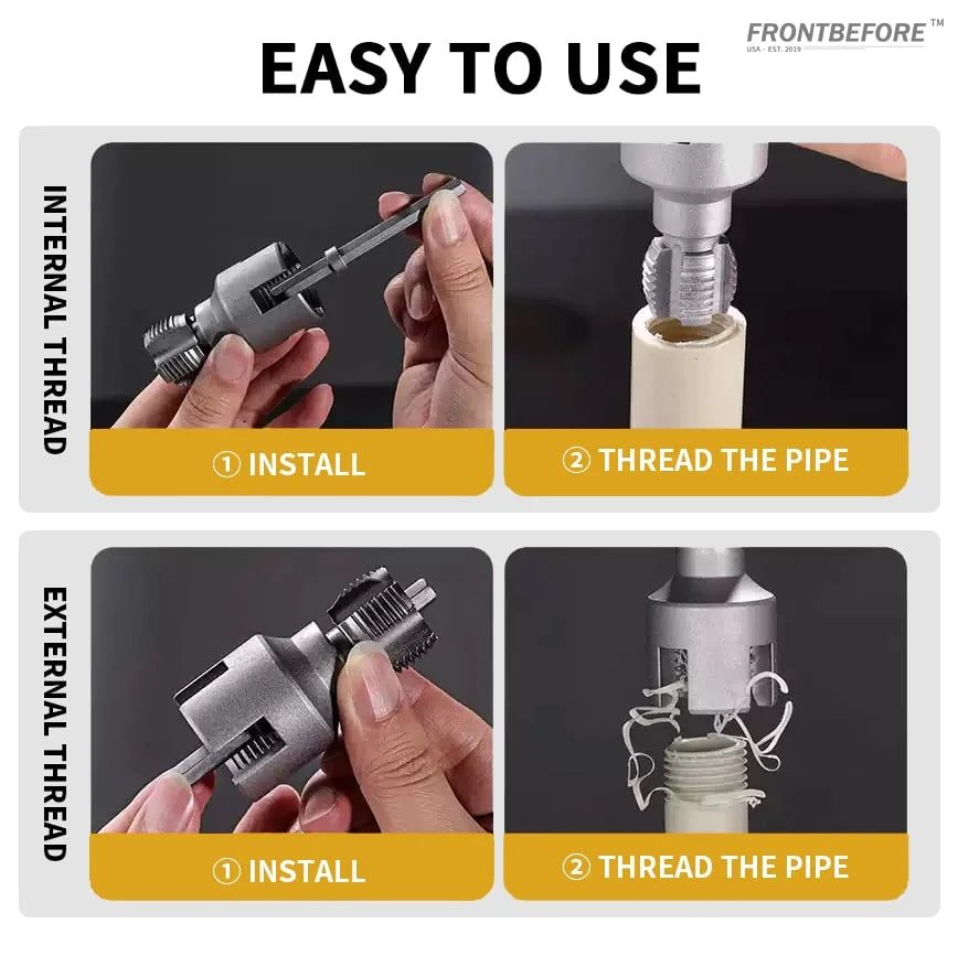 ThreadRite™ — Lock in Leak-Free Precision and Power Through Every Plastic Pipe Job