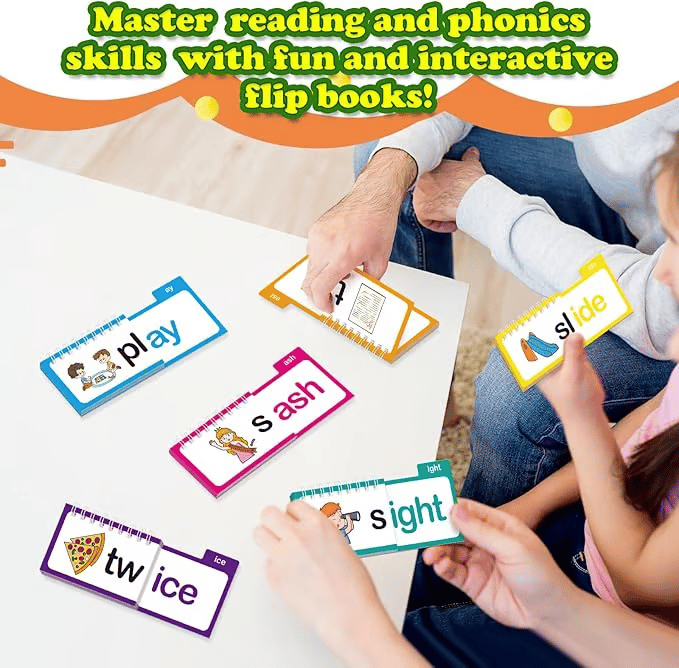 LumoLex™ Word Family Flip Books — Turn Every Reading Struggle Into Proud, Confident Smiles