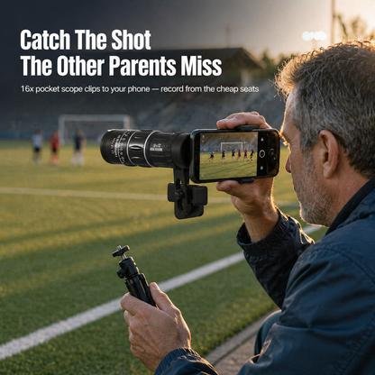VistaVibe™ — View Sports, Wildlife, and Concerts 16x Closer Right From Your Pocket