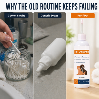 PurifiPet™ — Halt the Scratching, Remove the Wax & Soothe Itchy Pet Ears