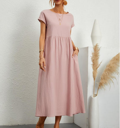 BreezeAura™ Dress — Your All-Day Shield Against Heat, Sweat, and Style Struggles