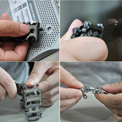 TitanCraft™ Multi-Tool Bracelet — Wear Instant Power to Master Every Challenge with Style and Strength