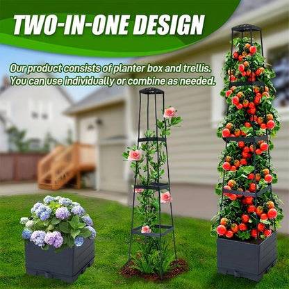 SkyRoot™ Tower — Transform Tiny Spots into Towering, Lush Gardens with Effortless Care