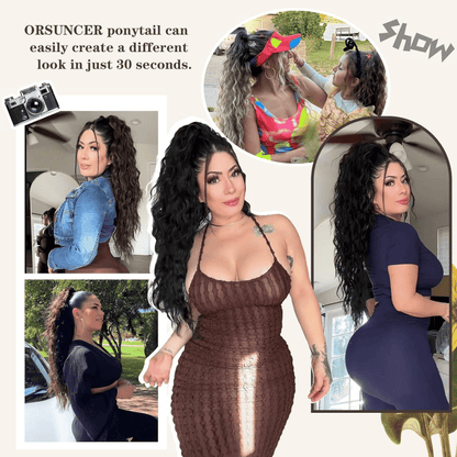 LuxiFemme™ — Unlock Instant Volume and Confidence with Effortless, Flawless Ponytails