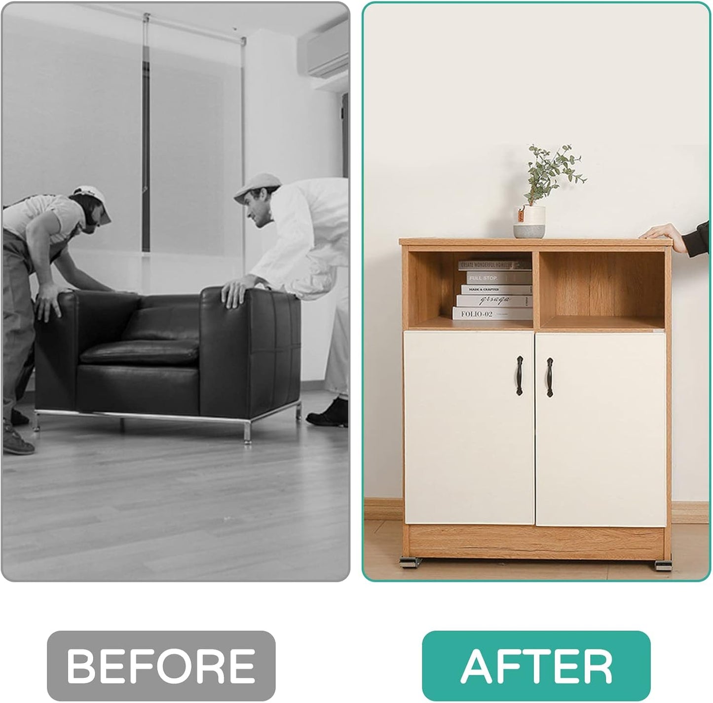 SlideMaster™ — Move Heavy Furniture Solo Without Pain or Floor Damage