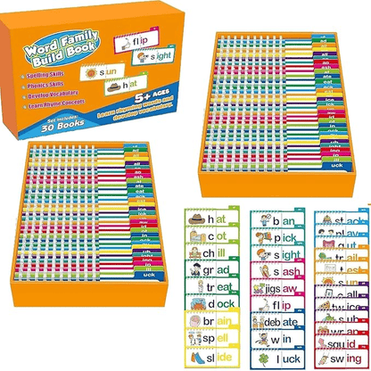 LumoLex™ Word Family Flip Books — Turn Every Reading Struggle Into Proud, Confident Smiles