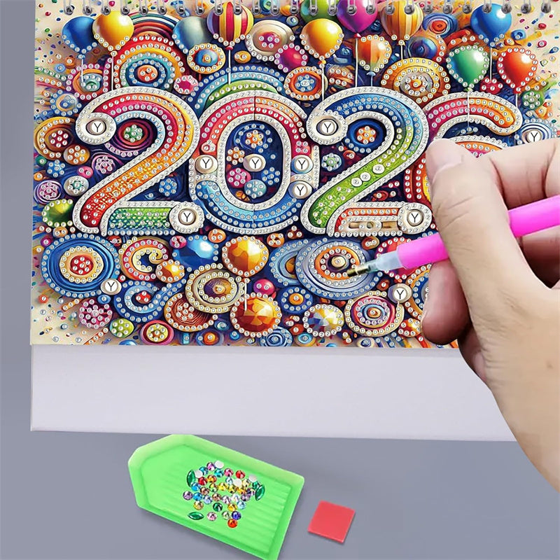 SparkLuxe™ 2026 Desk Calendar — Spark Your Creativity and Calm Your Mind Every Day