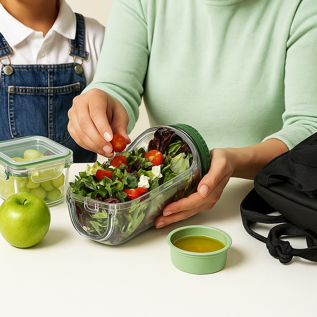 SnapFresh™ Meal Pod — Keep Every Bite Fresh, Crisp, and Mess-Free All Day Long