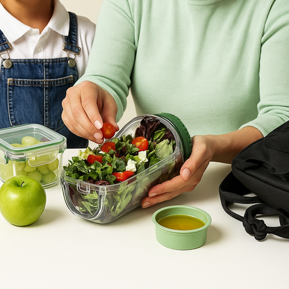 SnapFresh™ Meal Pod — Keep Every Bite Fresh, Crisp, and Mess-Free All Day Long