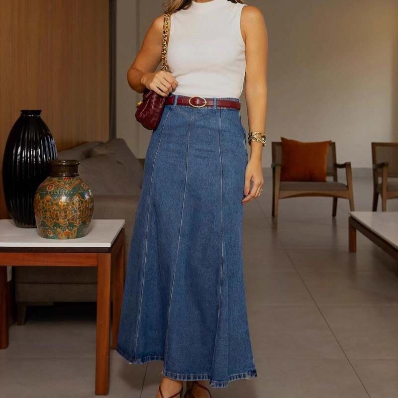 VeloraCurve™ Maxi Skirt — Sculpt Your Waist and Own Every Step with Effortless Elegance
