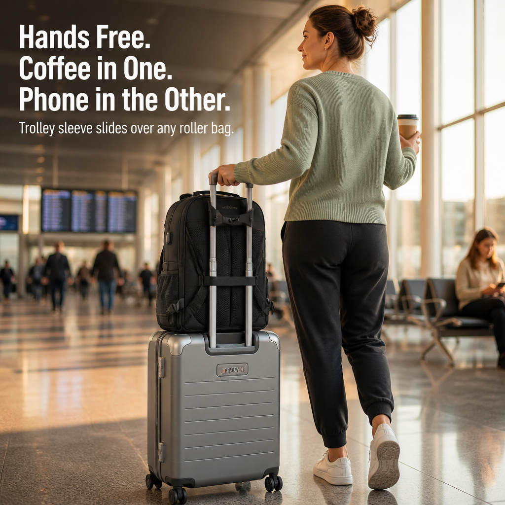 VeriTrek™ Expandable Backpack — Travel Light, Expand Space, Conquer Every Trip with Confidence