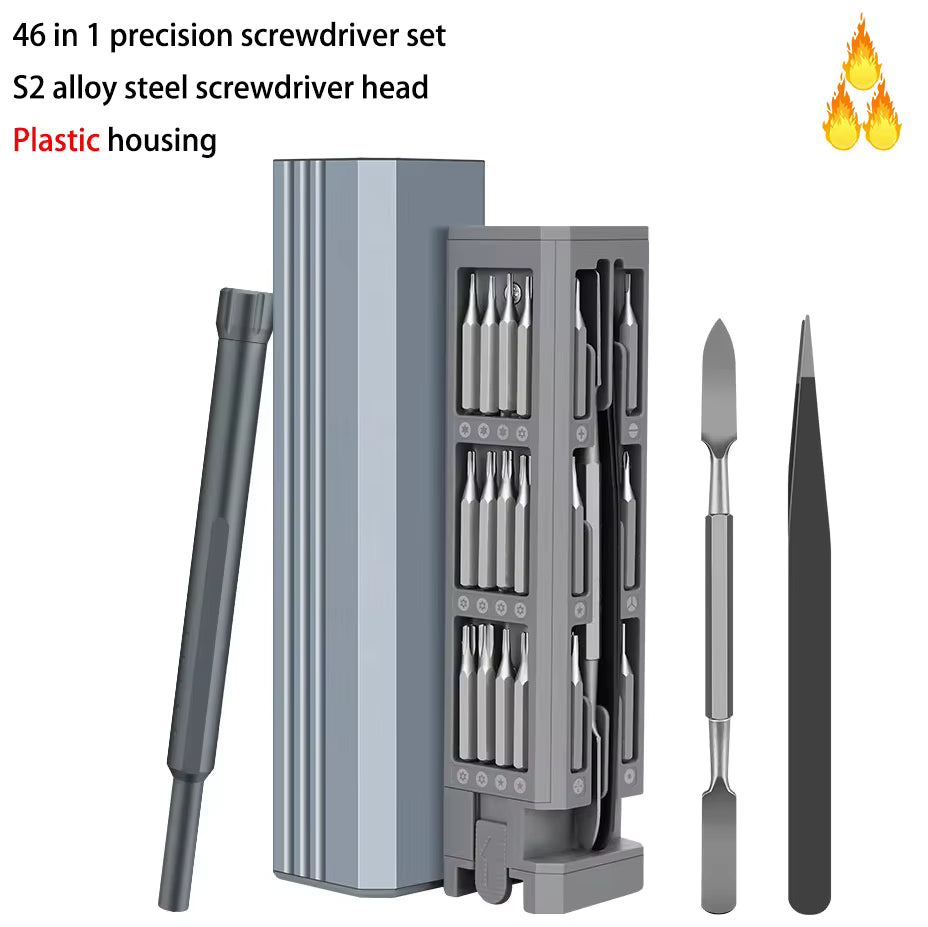 Precision Screwdriver Set 46 In 1 Magnetic S2 Steel