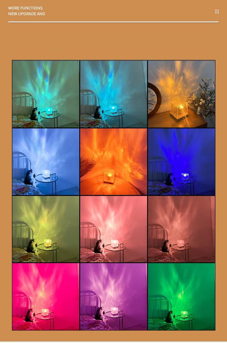 LuxeAura™ Crystal Lamp — Wrap Your Room in Soothing, Colorful Warmth That Transforms Every Moment