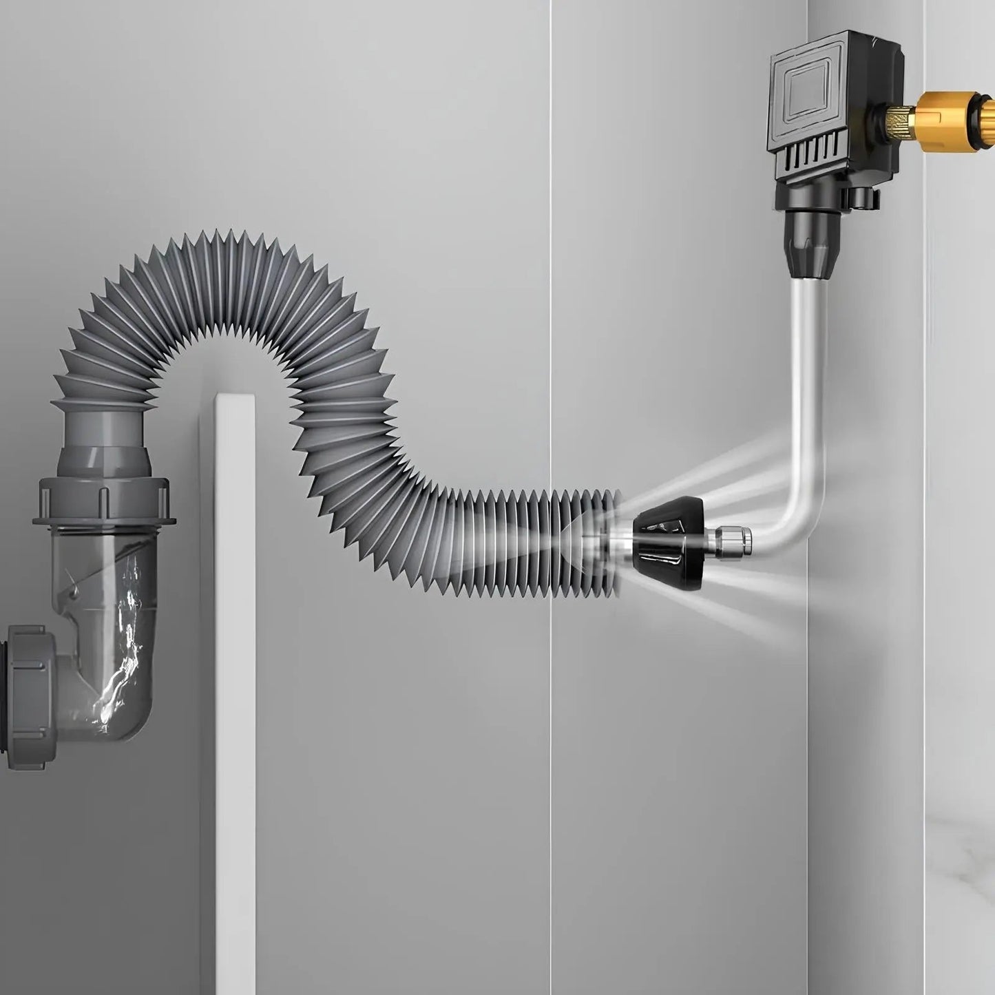 HydroBlitz™ Pro Nozzle — Instantly Smash Clogs with Pure Water Power and Zero Chemicals