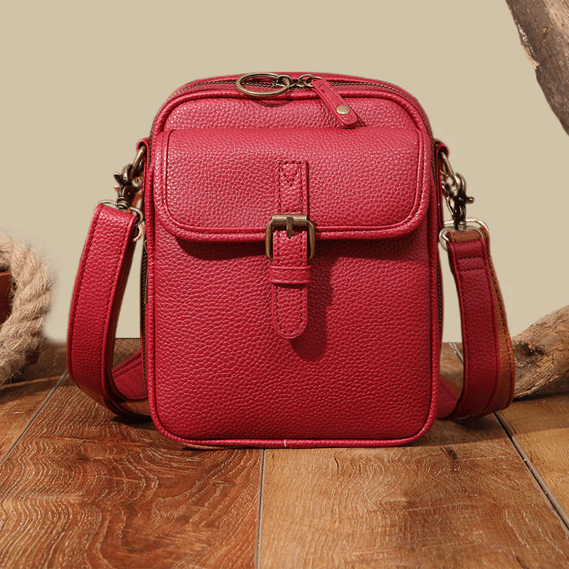 Strathmere™ Leather Crossbody — Effortless Style and Organized Freedom in Every Step