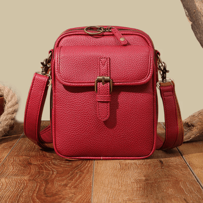 Strathmere™ Leather Crossbody — Effortless Style and Organized Freedom in Every Step