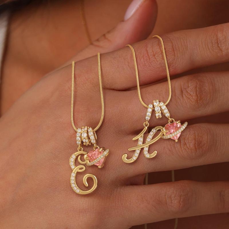 AuraNest™ 3-Layer Initial Necklace — Wear Your Story in Radiant Gold and Effortless Elegance